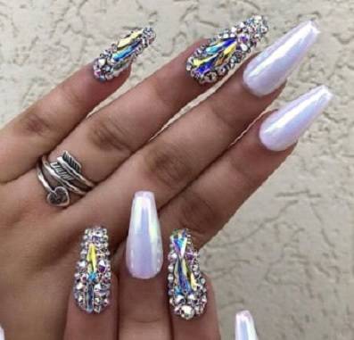 Coffin nail design