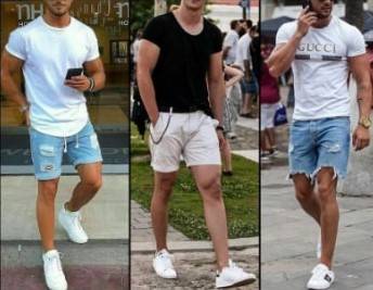 T-shirt and shorts pants style