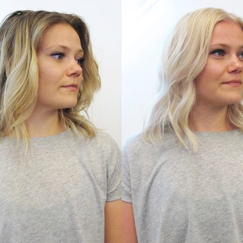 bleaching hair at home