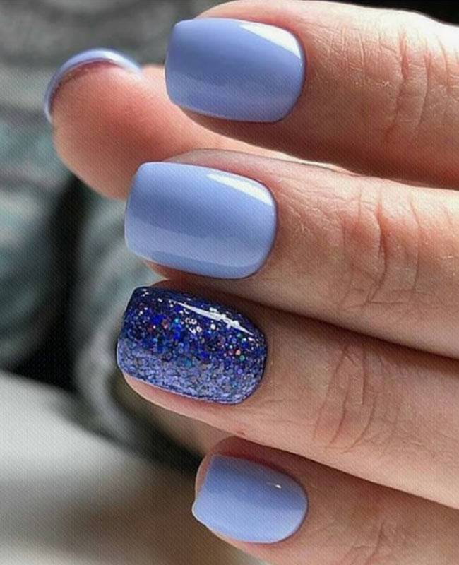 blue nail designs