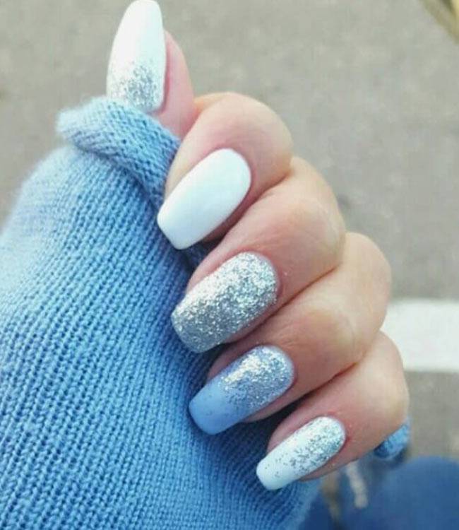 blue nail designs