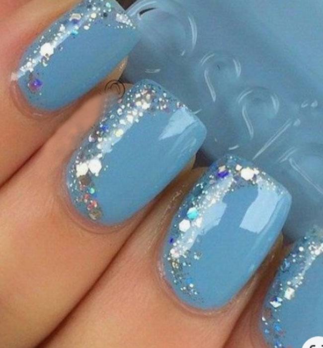 blue nail designs