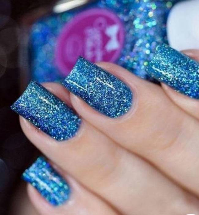 blue nail designs