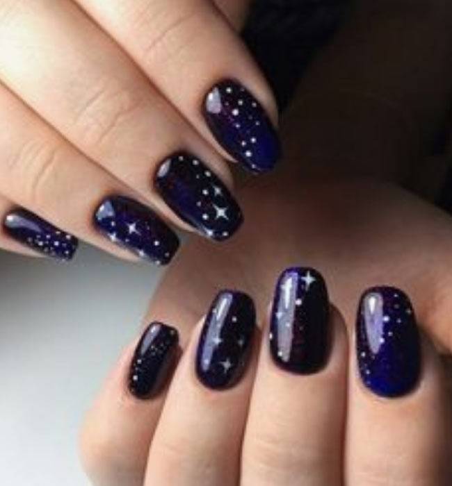 blue nail designs